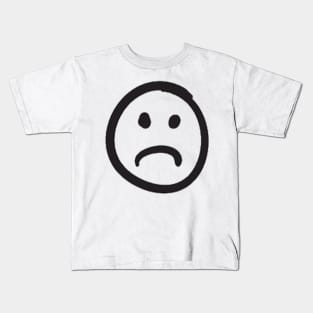 Sad Face Kids T-Shirt